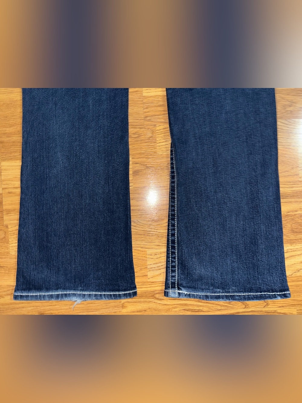 Maurices Premium Denim Bootcut Jeans Juniors Size 15/16 Embroidered Stitching - Picture 6 of 16